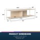 Dante Natural TV Stand